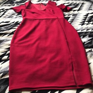 Express women size 4 red dress.